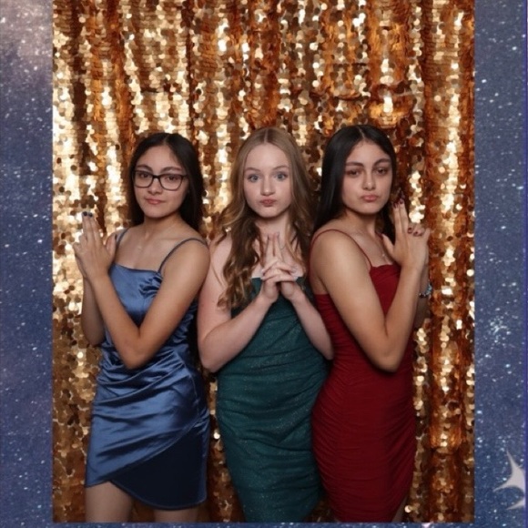 Green Sparkly Dress - Picture 2 of 4